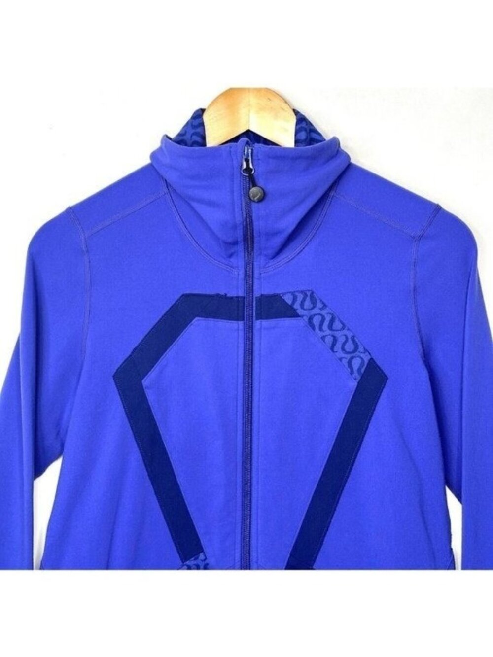 Lululemon Origami Stride Track Jacket Womens 6 Purple Full Zip Yoga Gym Running - Picture 3 of 10